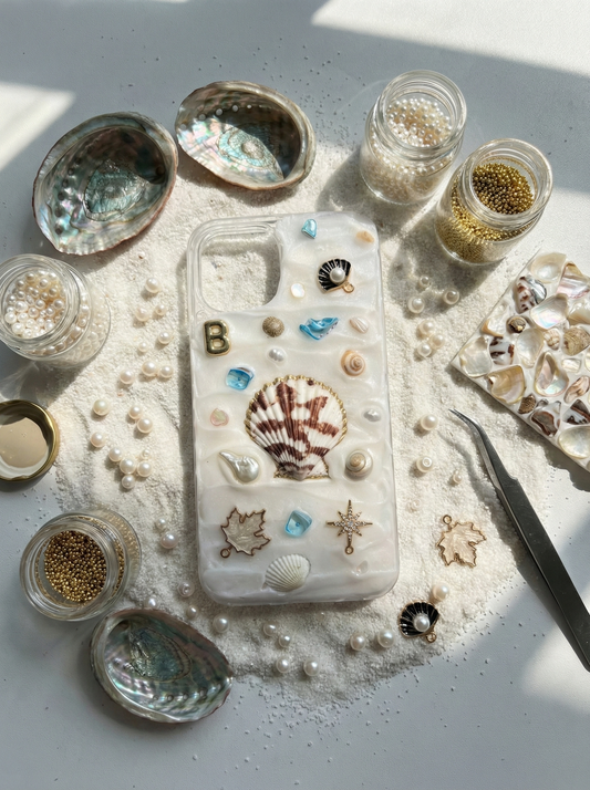 Shell petal phone case