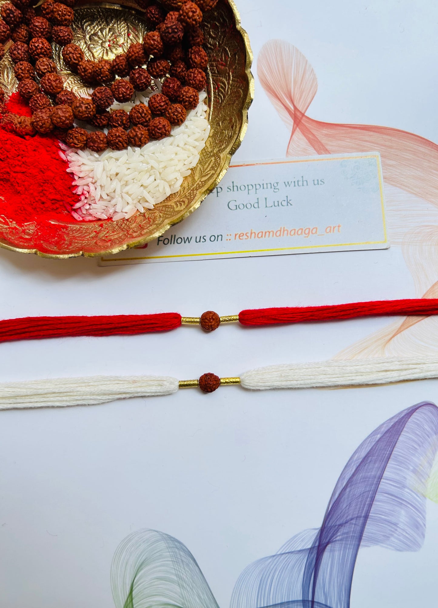 Rudraksh Rakhi combo