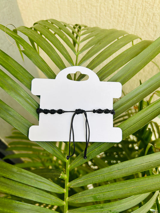 Tortoise with evil-eye adjustable anklet