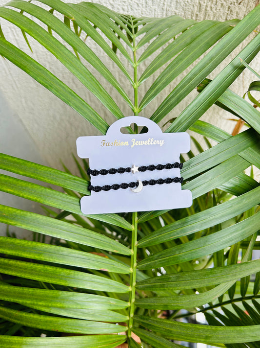 Star - moon unisex combo bracelet