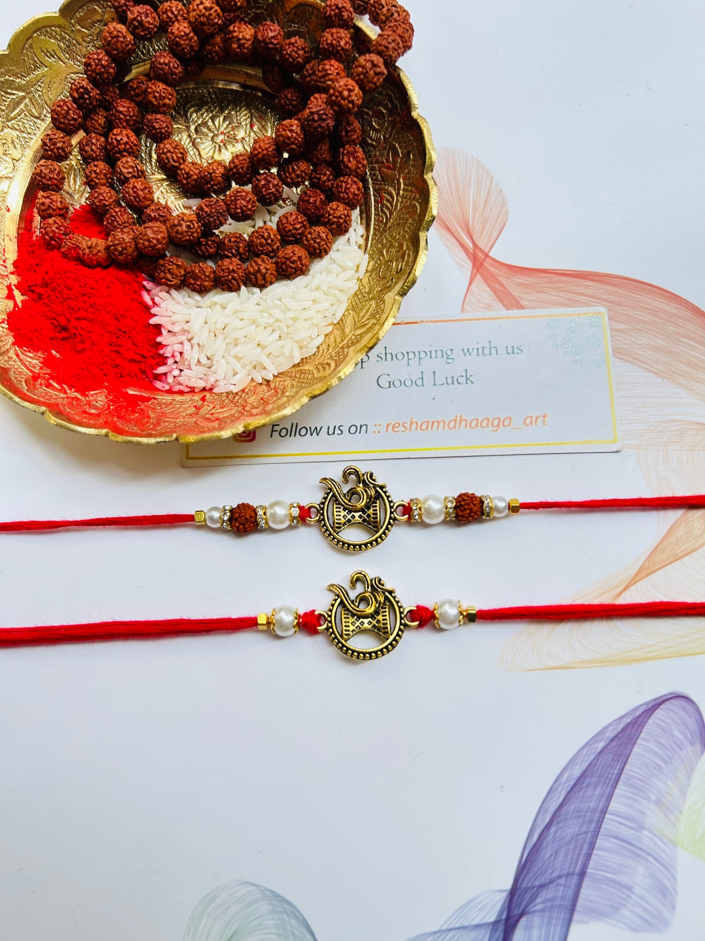 Om couple Rakhi