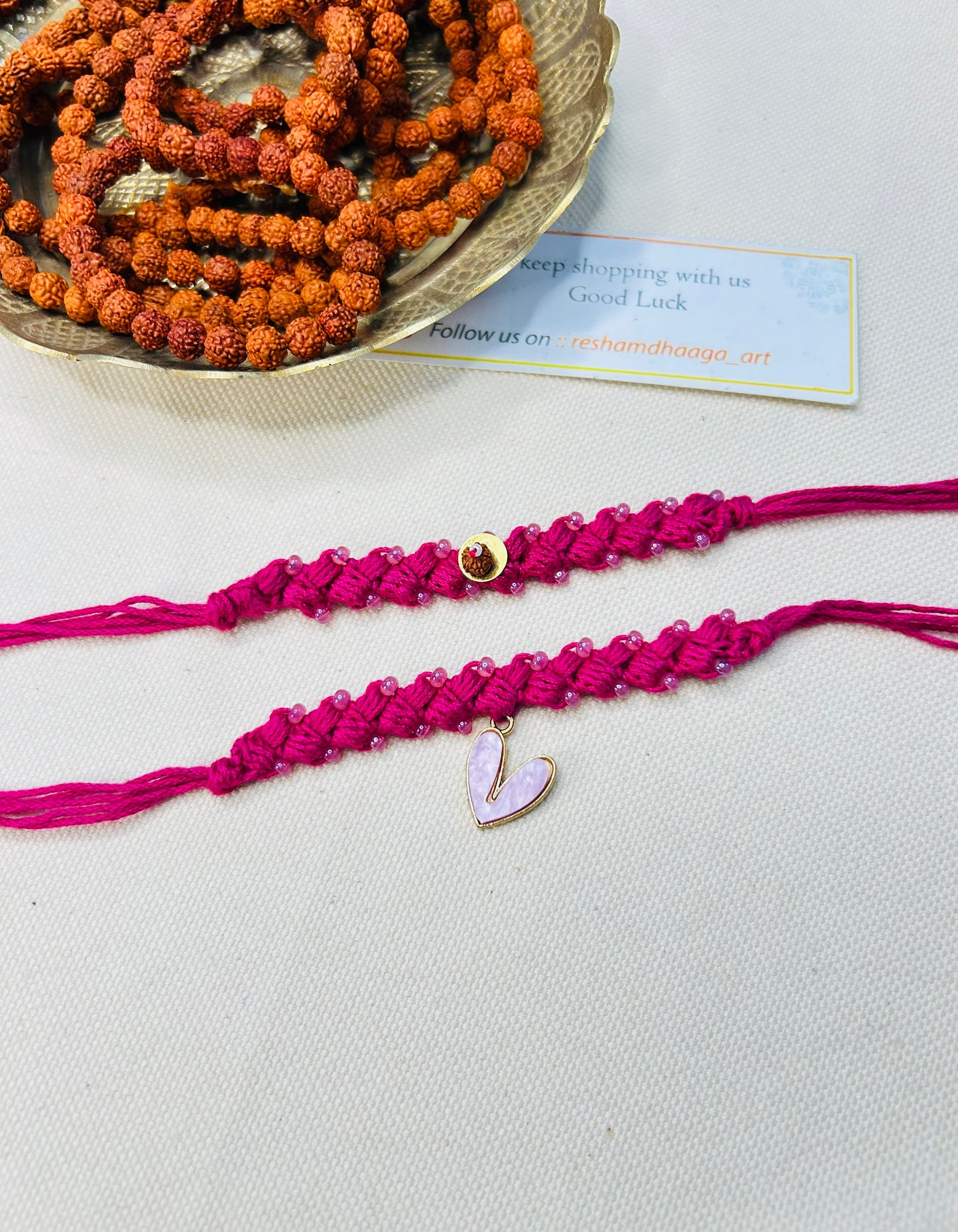 Crochet Couple Rakhi