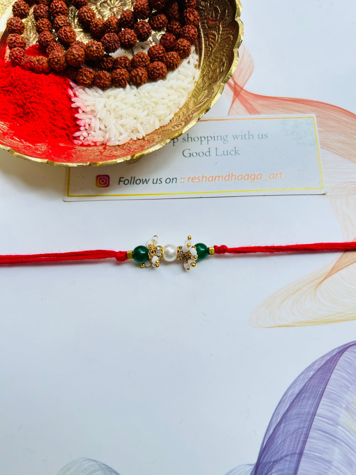 Beads Bhabhi Rakhi