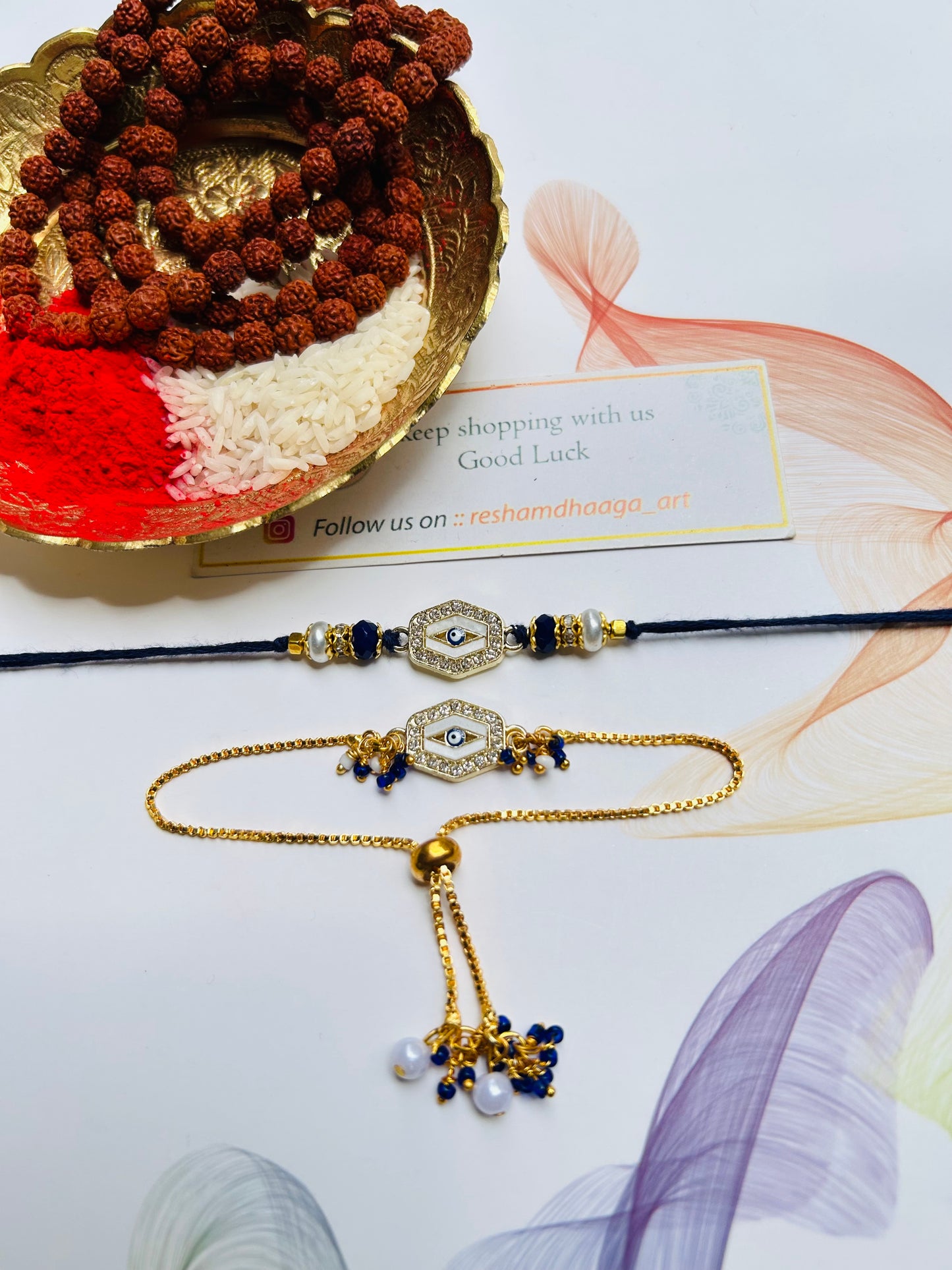 Evil-eye🧿 Rakhi Combo
