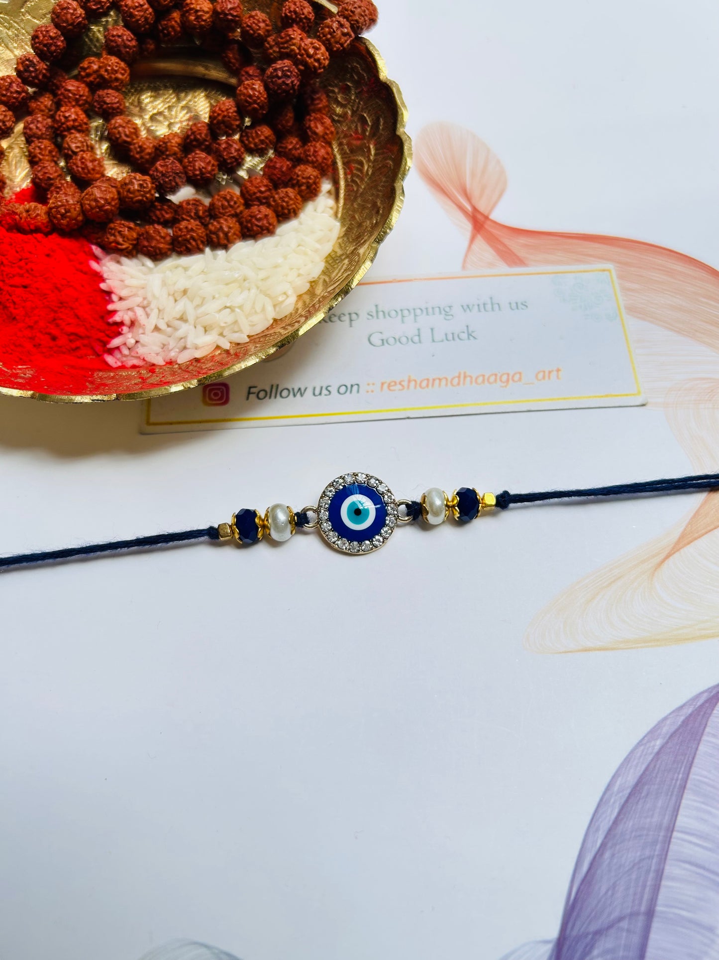 Evileye diamond Rakhi