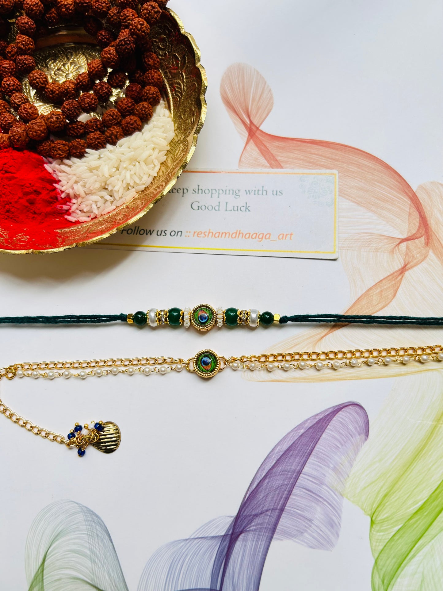 Morpankh Couple Rakhi