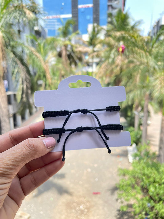 Om with Evil eye Couple Bracelet Combo