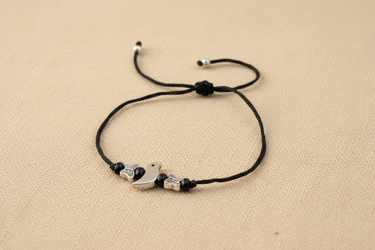 Multi charm adjustable anklet