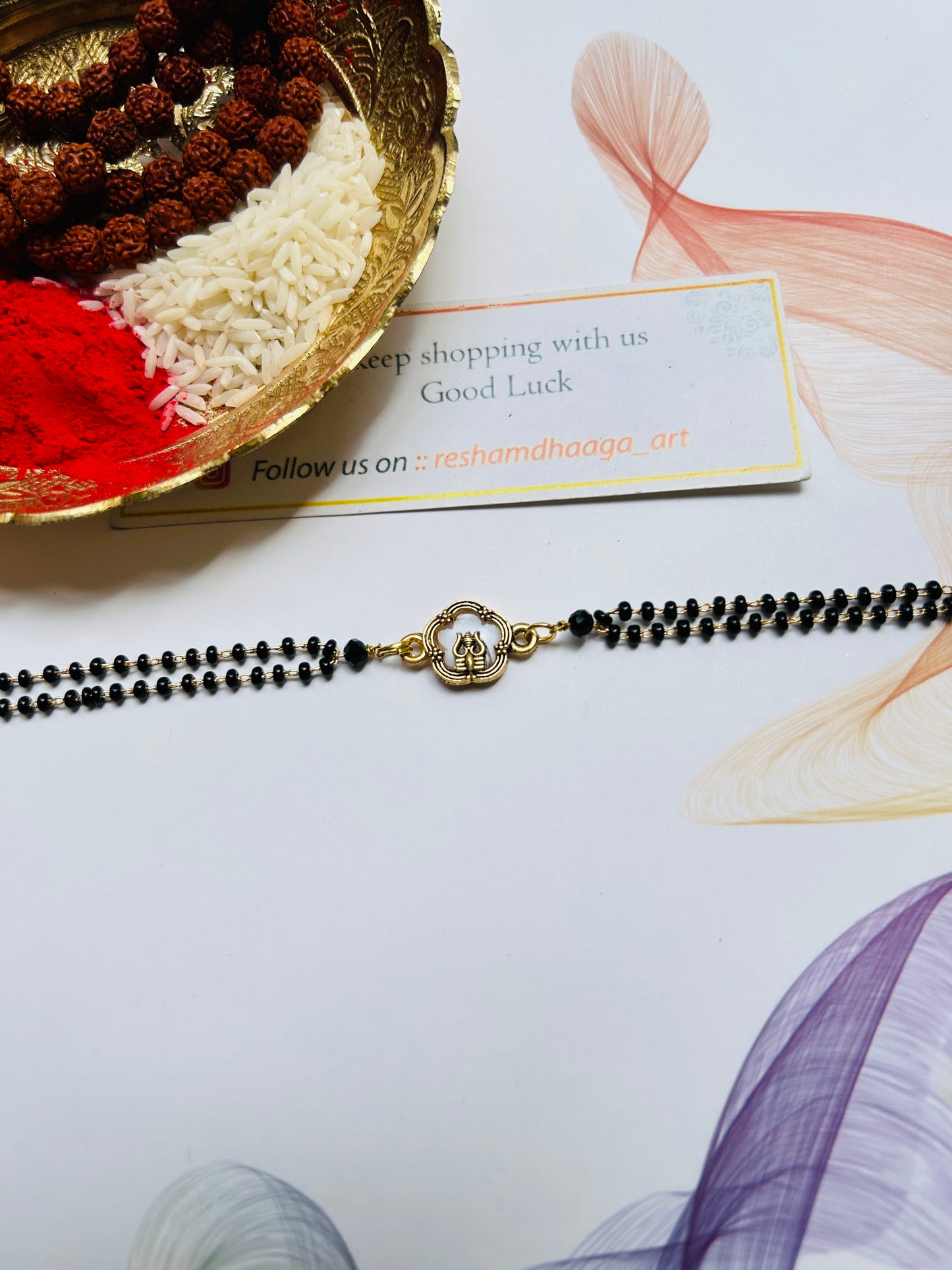 Divine mother pearl Bhabhi Rakhi