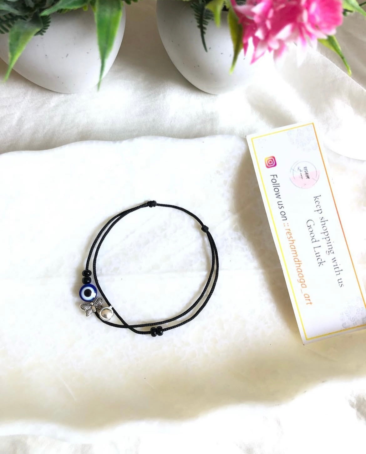 Evileye with multi charm anklet