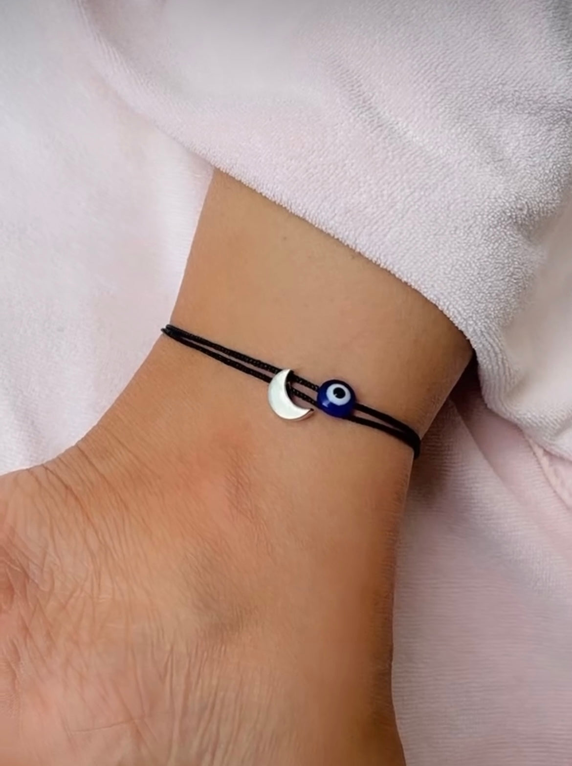 Evileye with moon anklet
