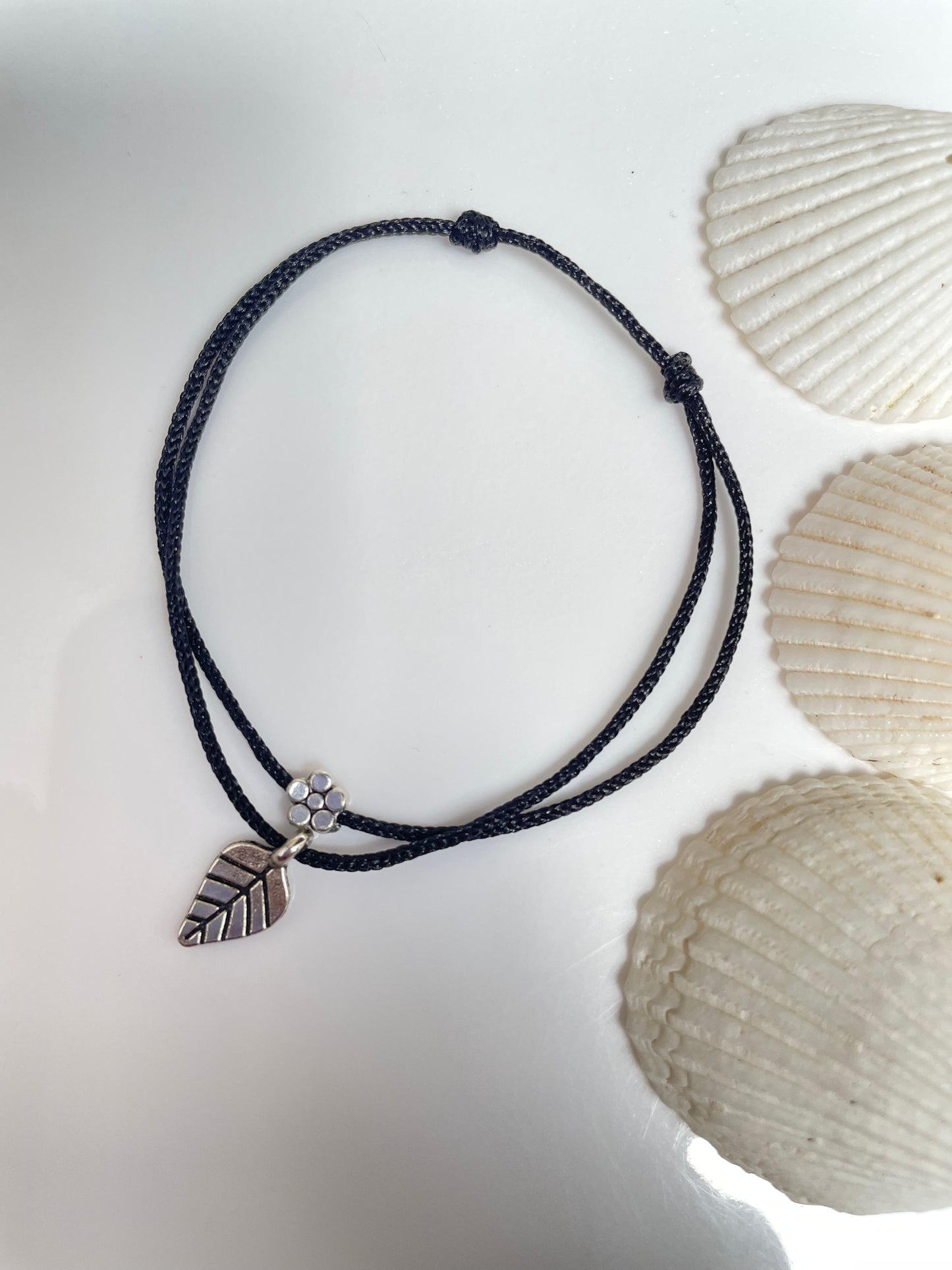 Flower - Leaf Anklet