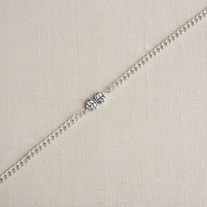 Leaf chain bracelet