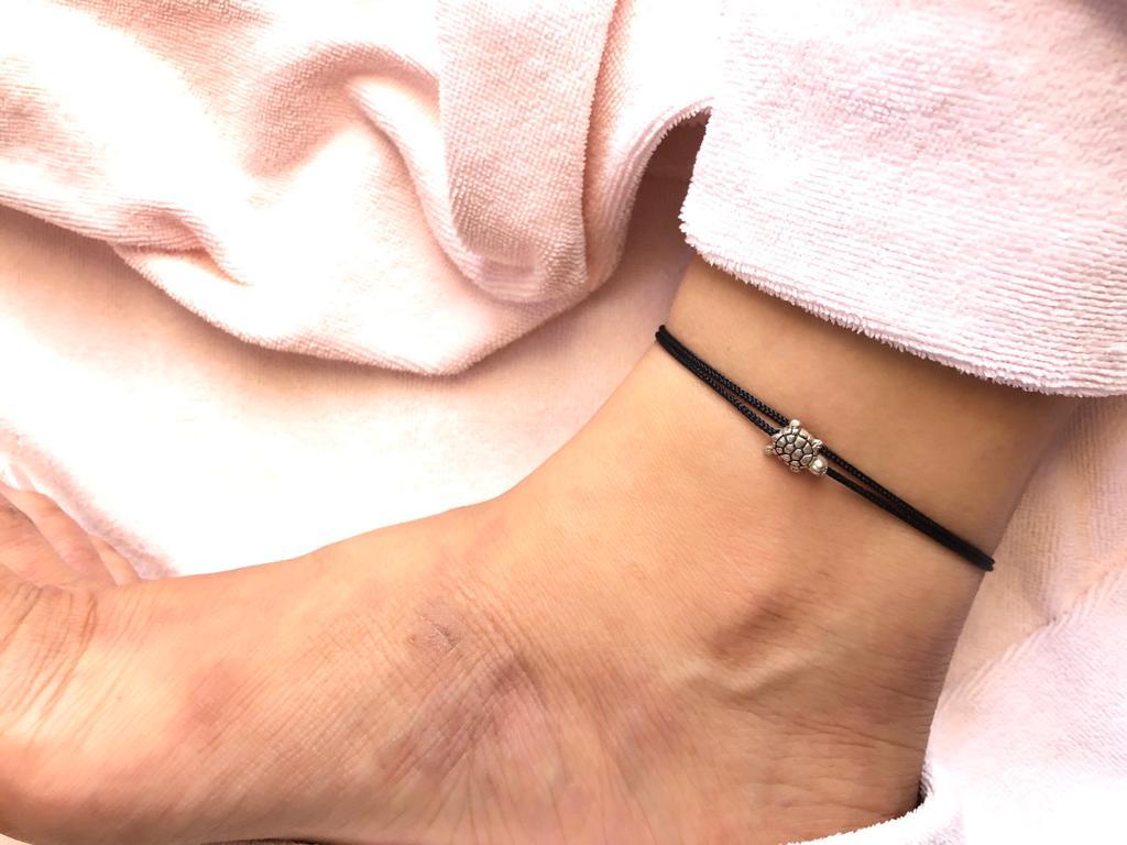 Tortoise Adjustable Anklet