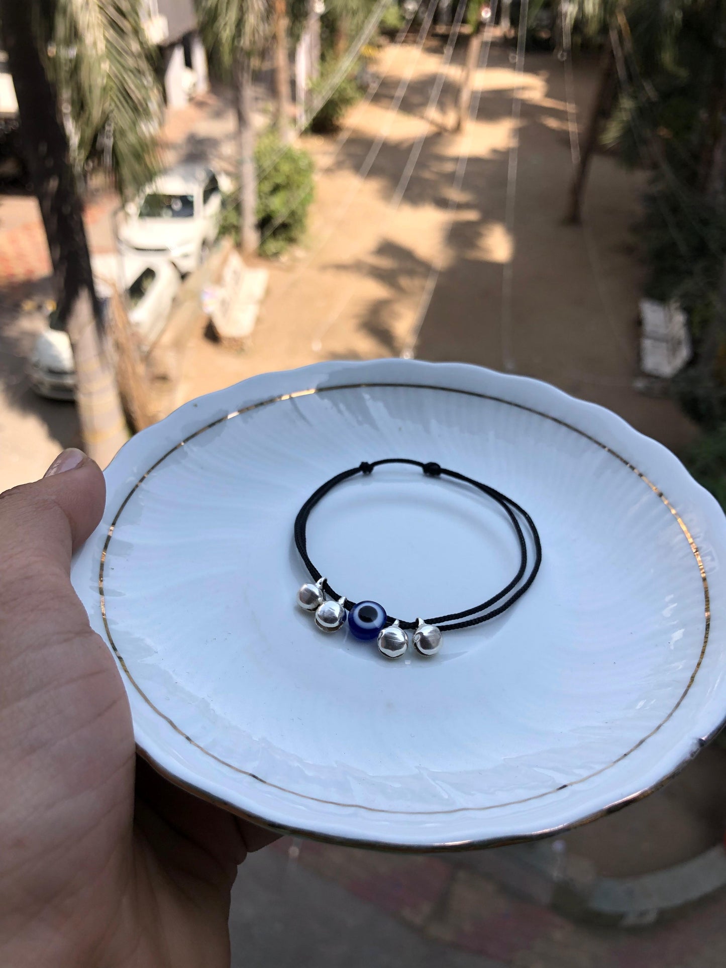 Evileye with ghungroo Anklet