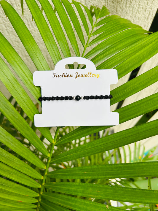 Black Adjustable bracelet