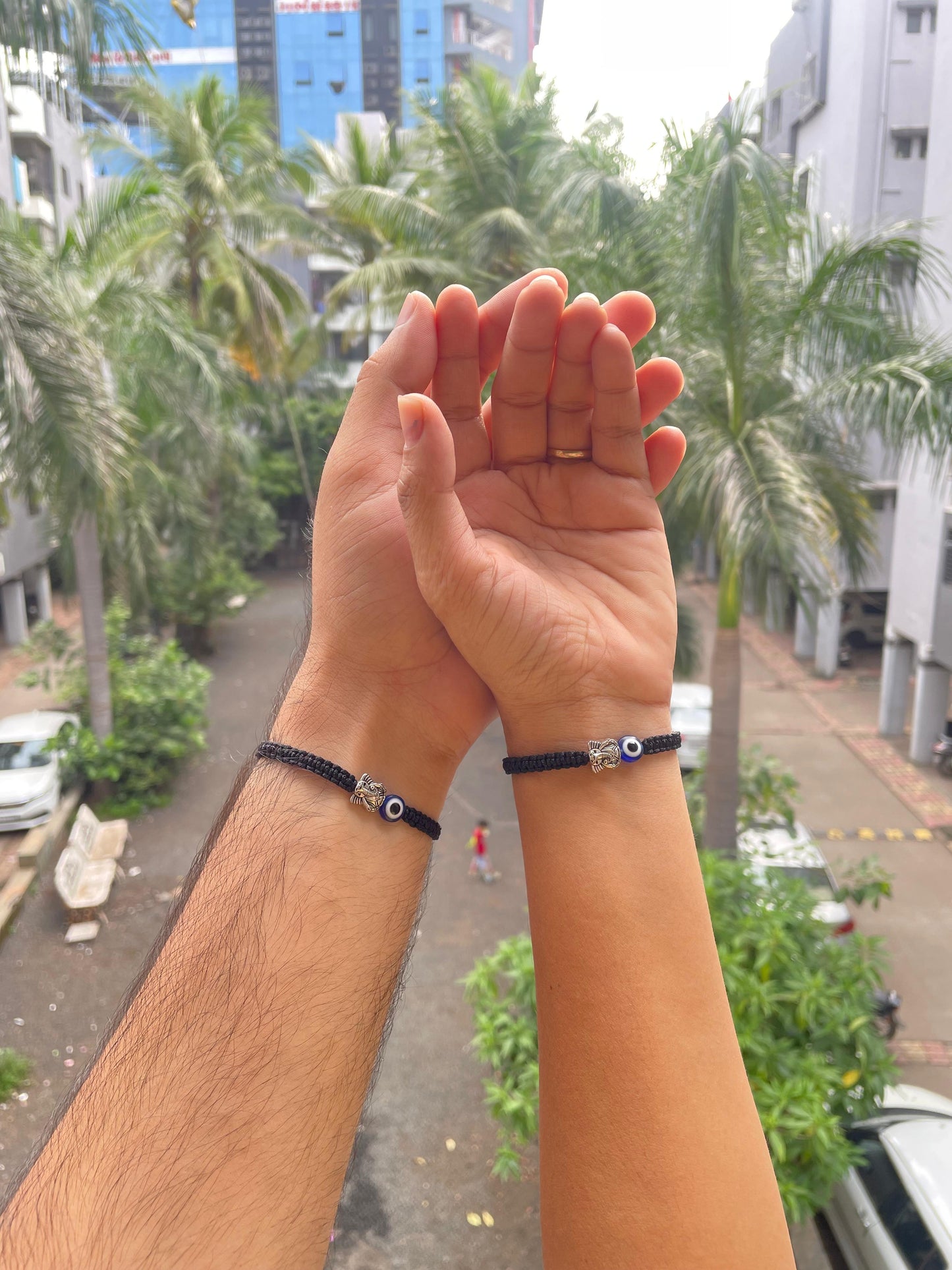 Ganesha with Evileye Bracelet