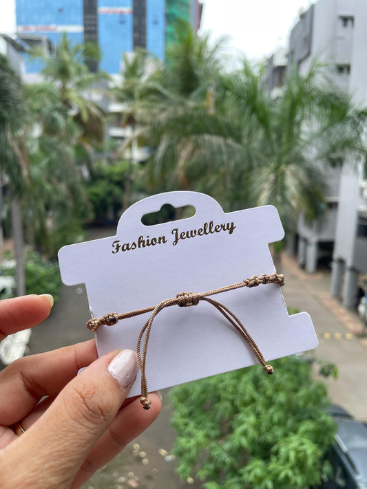 Unique cord evil-eye bracelet