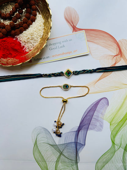 Morpankh Couple Rakhi