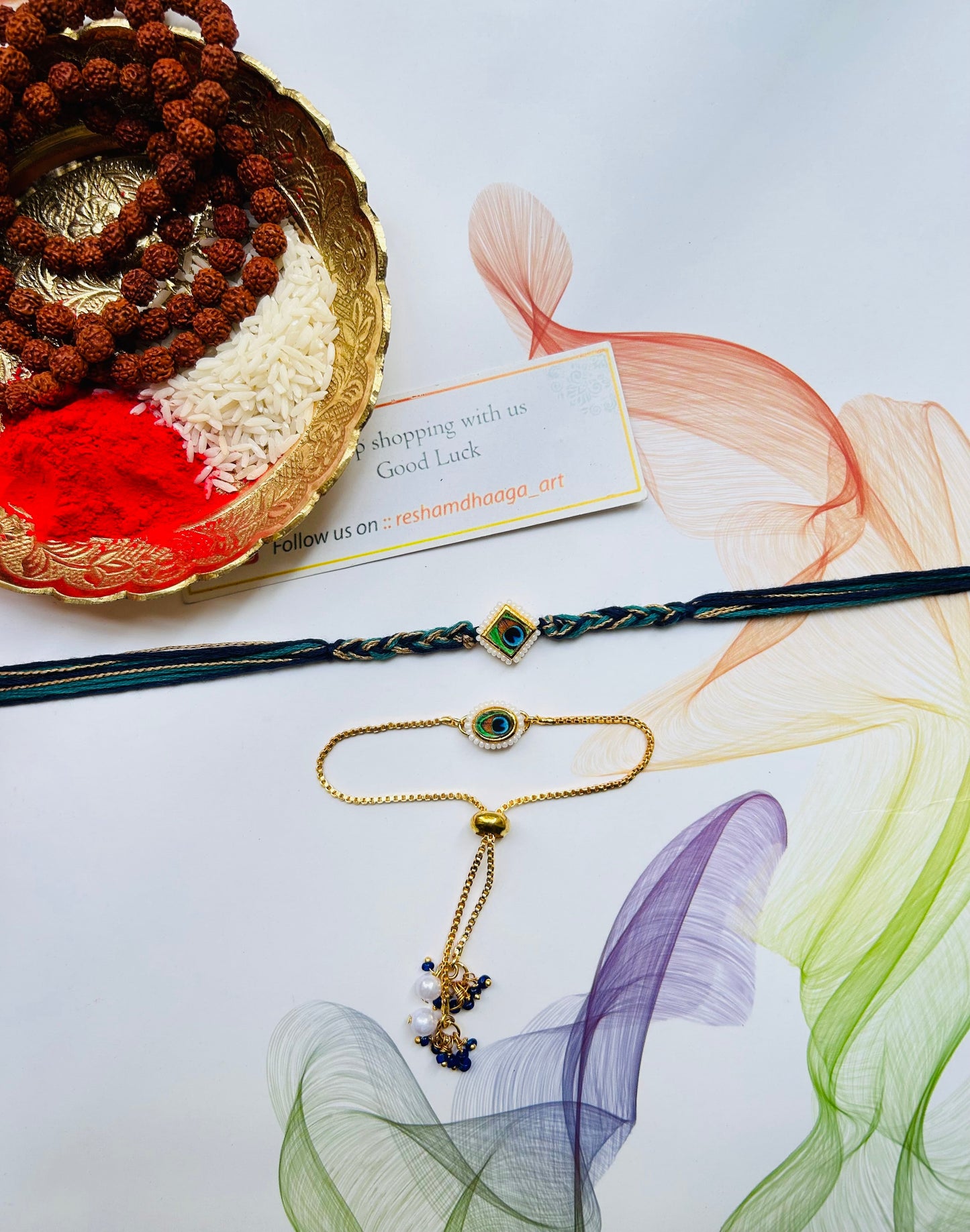 Morpankh Couple Rakhi