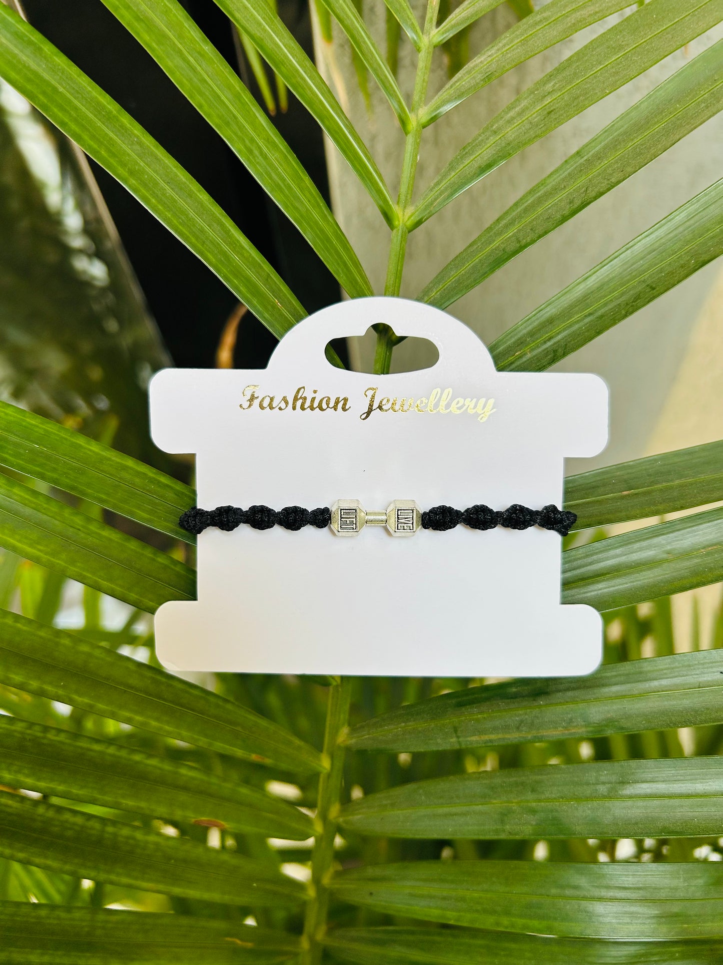 Dumbbell adjustable bracelet