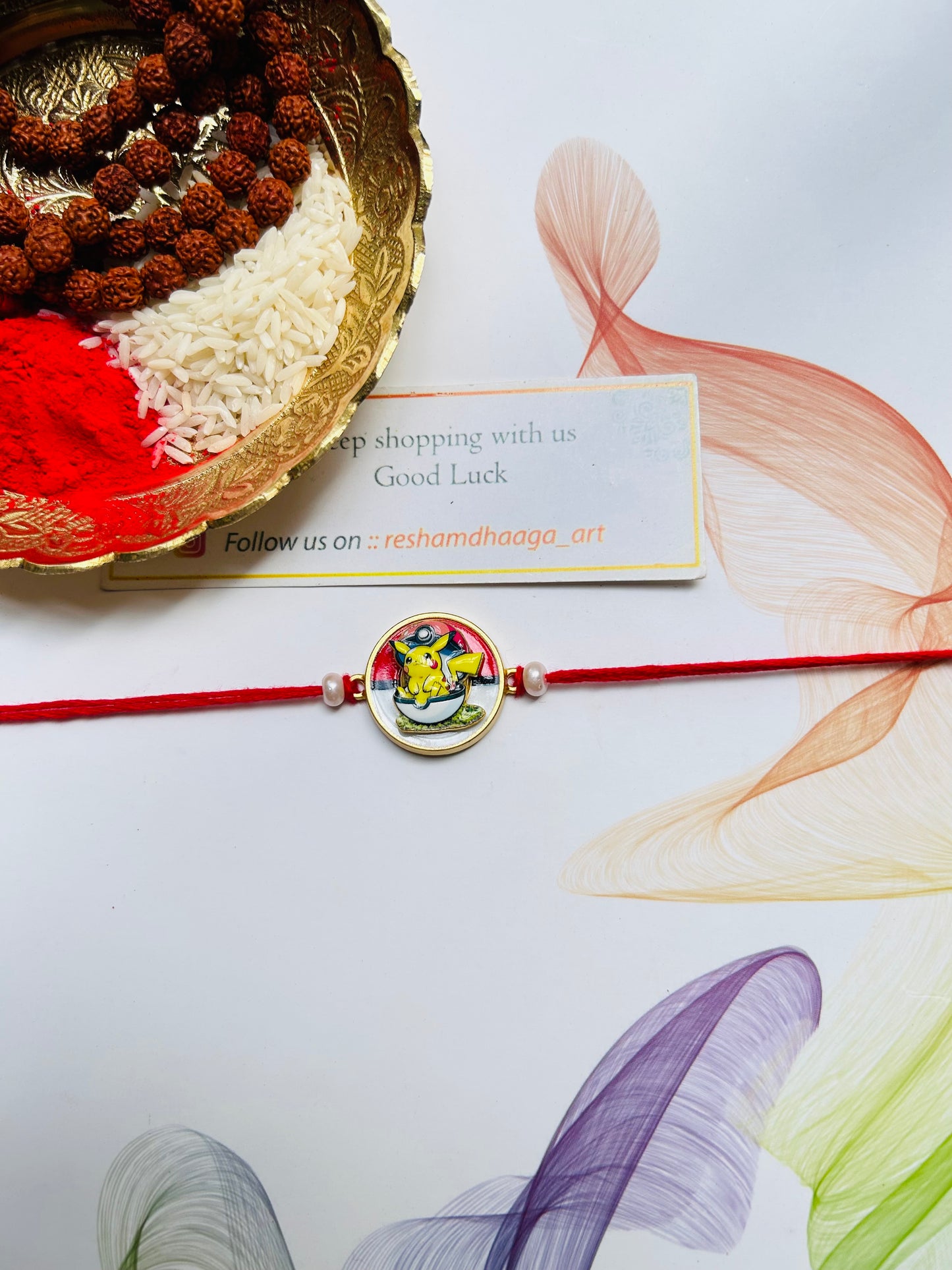 Pikachu Spinner Rakhi