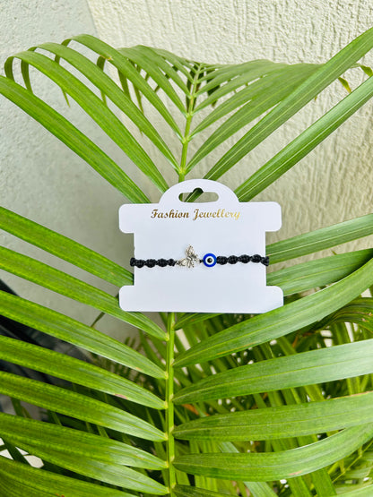 Evileye with butterfly bracelet
