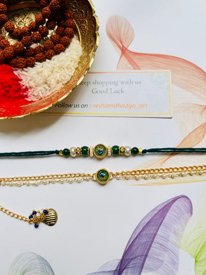 Morpankh Couple Rakhi