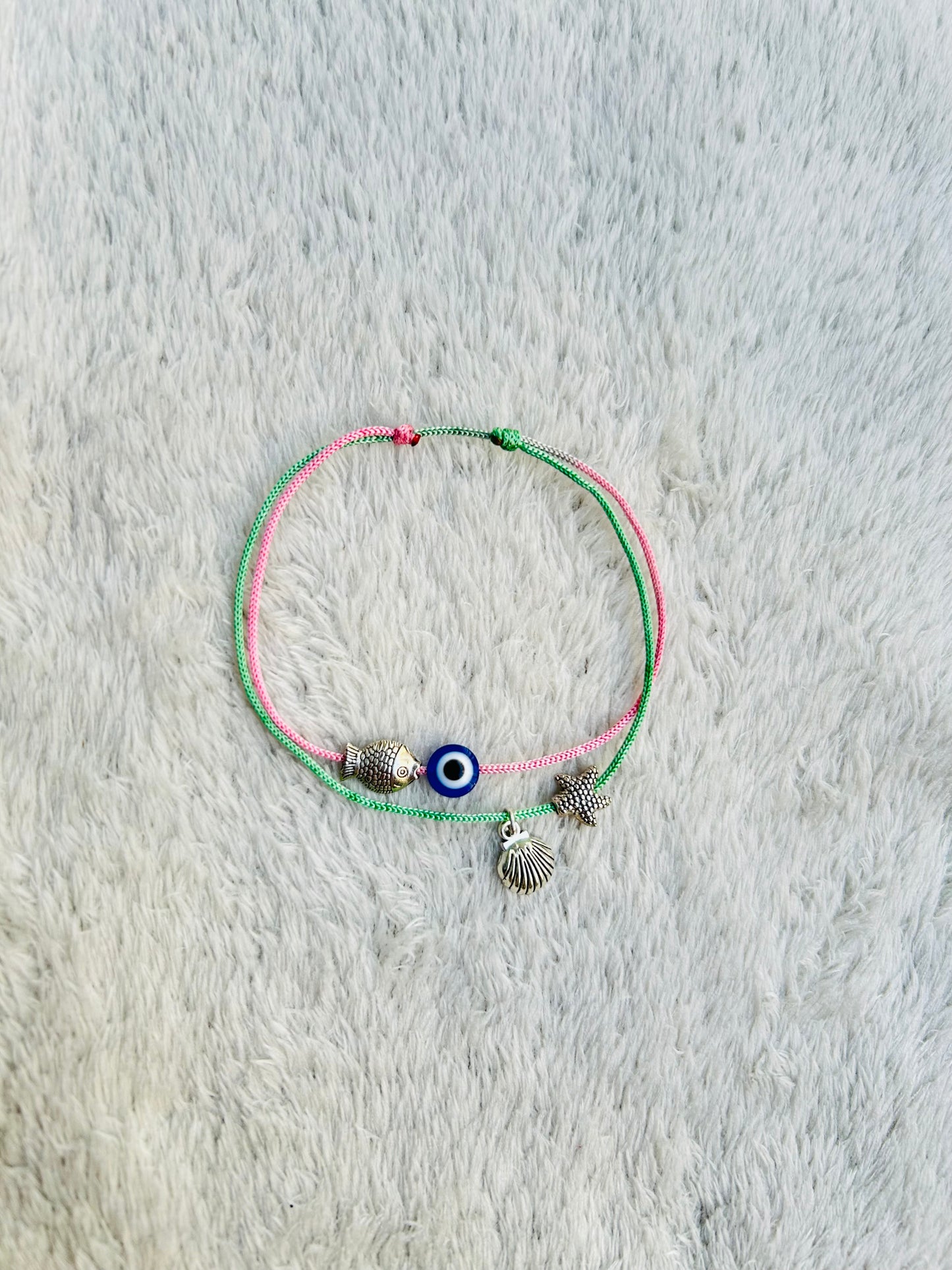 Multi charm anklet