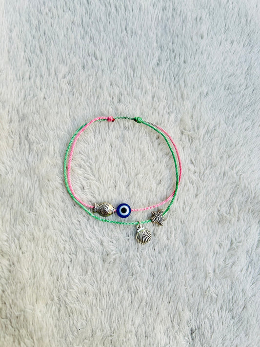 Multi charm anklet