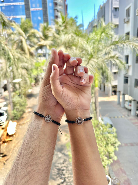 Om couple adjustable bracelet