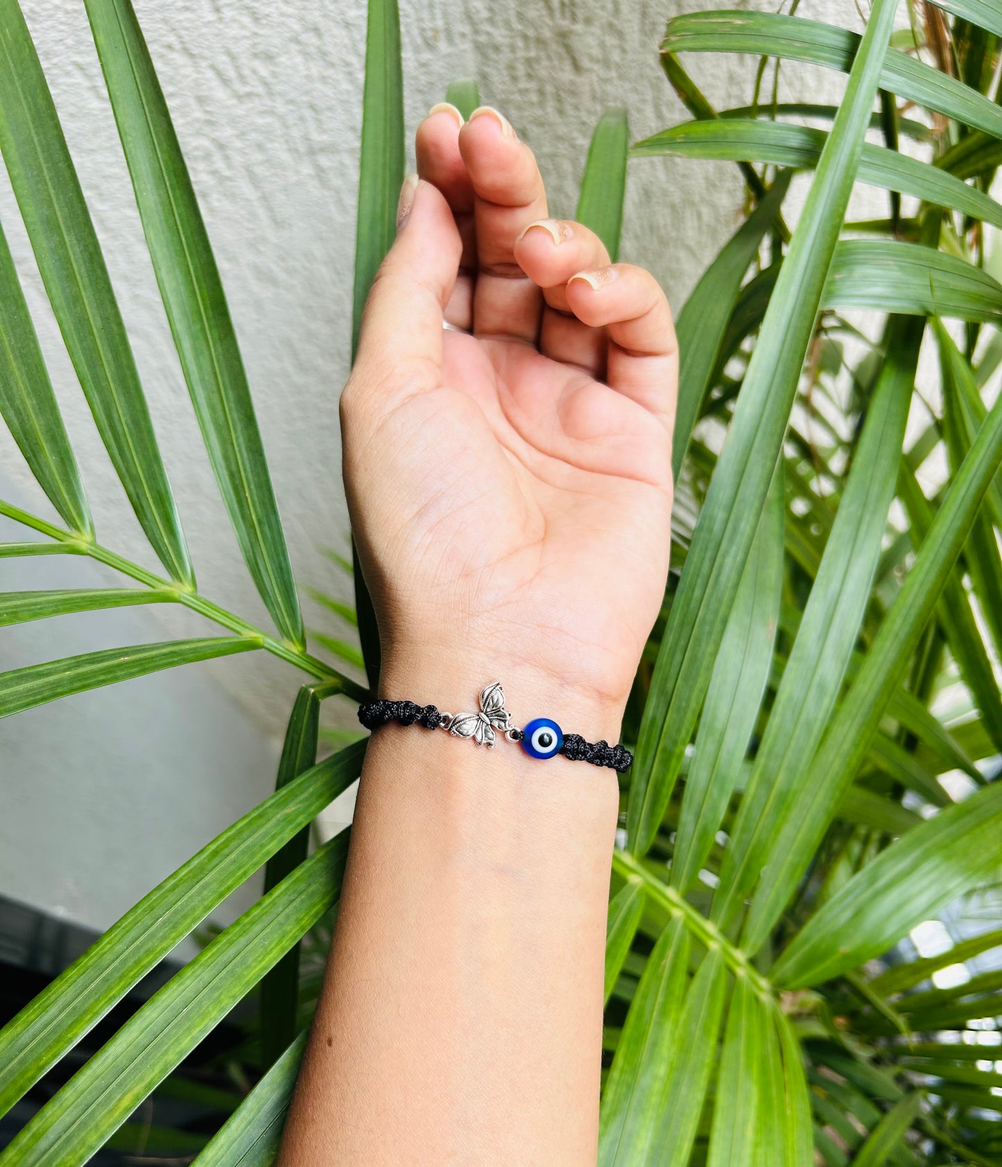 Evileye with butterfly bracelet