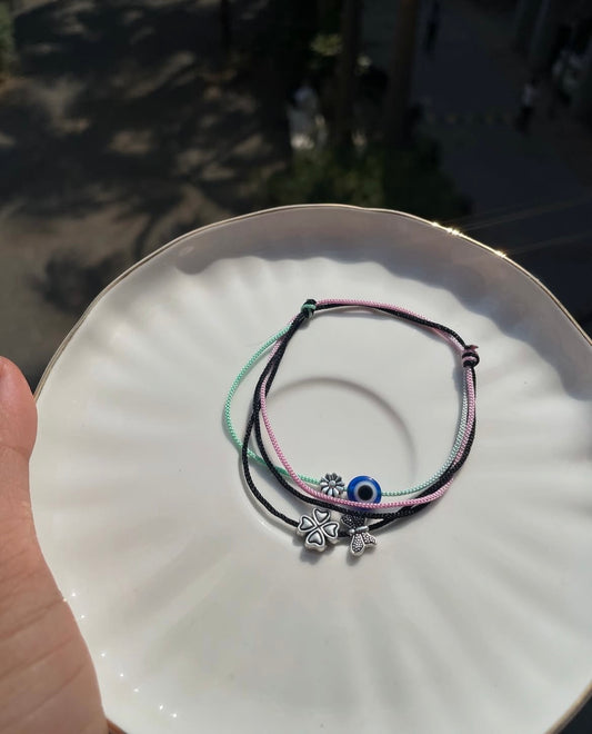 Multi color anklet