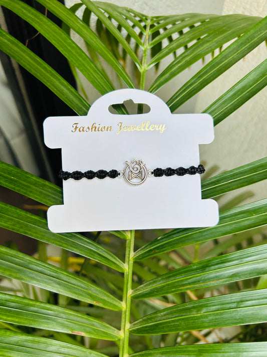 Om unisex adjustable bracelet