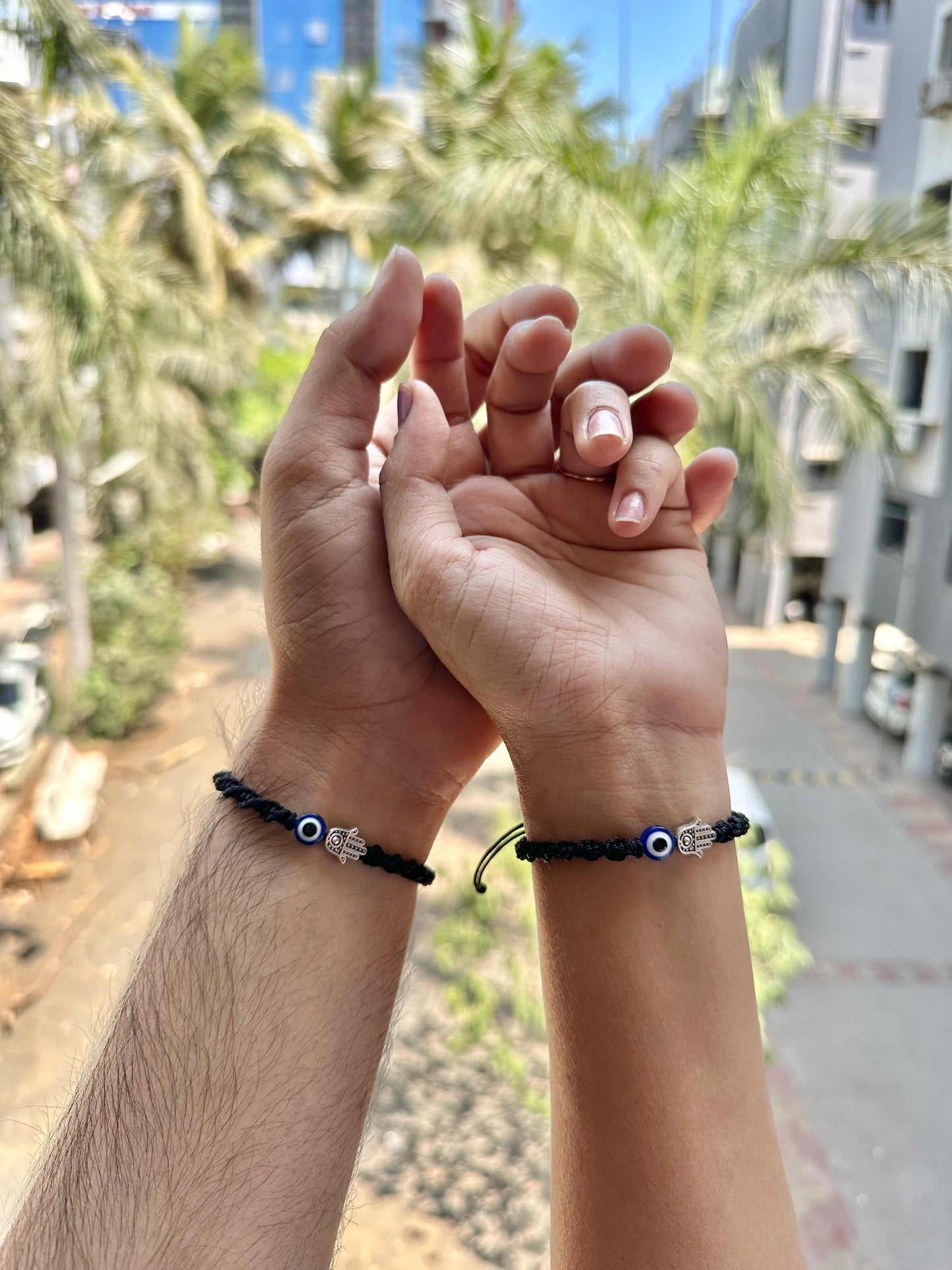 Evileye - Hamsa Couple Bracelet