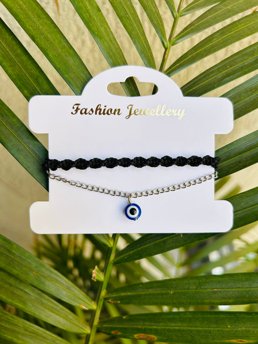 Stylish evil eye bracelet