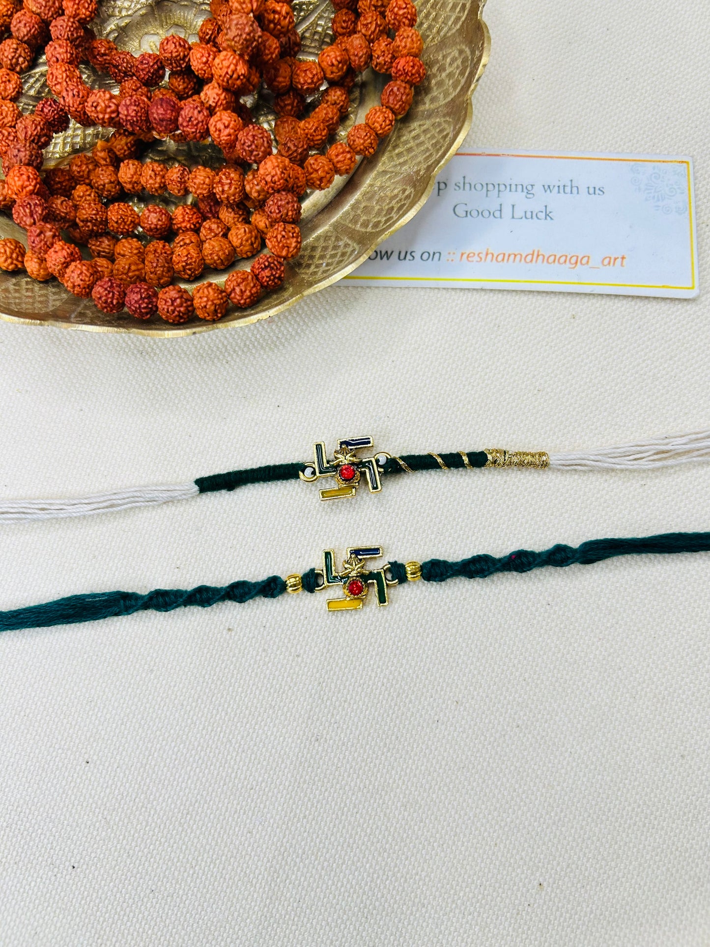 Swastik couple Rakhi