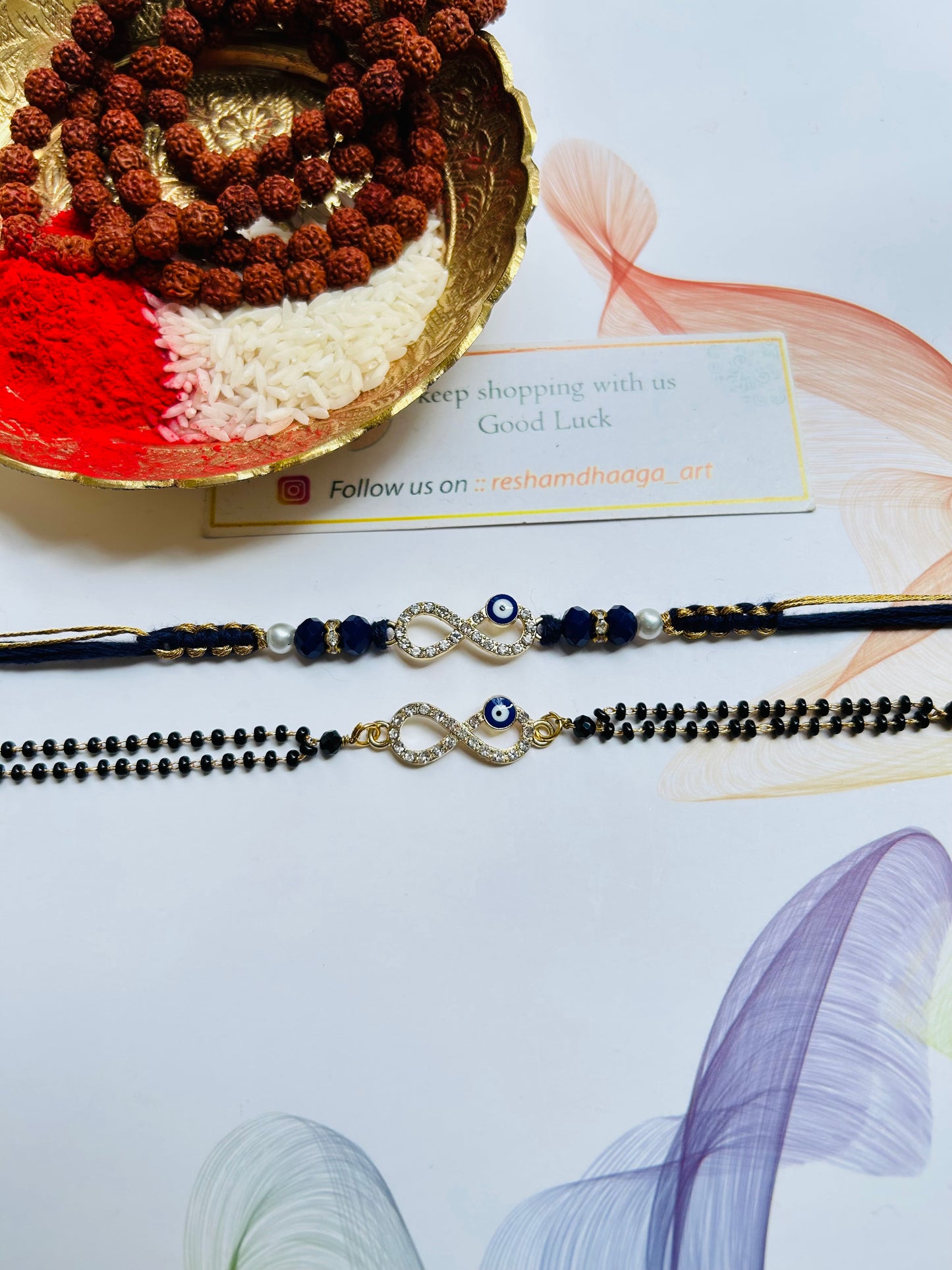 Infinity Evil-eye Couple Rakhi