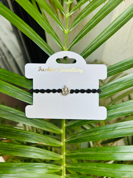 Ganesha couple adjustable bracelet