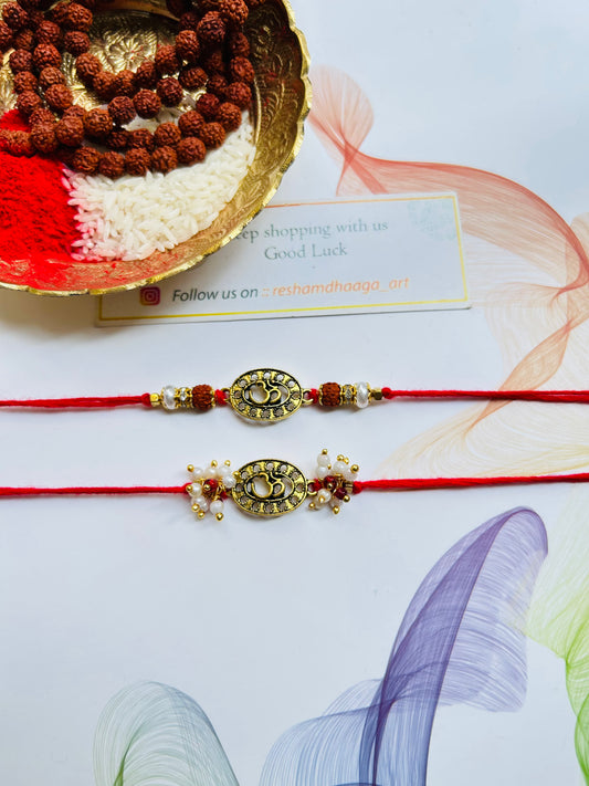 Om Couple Rakhi