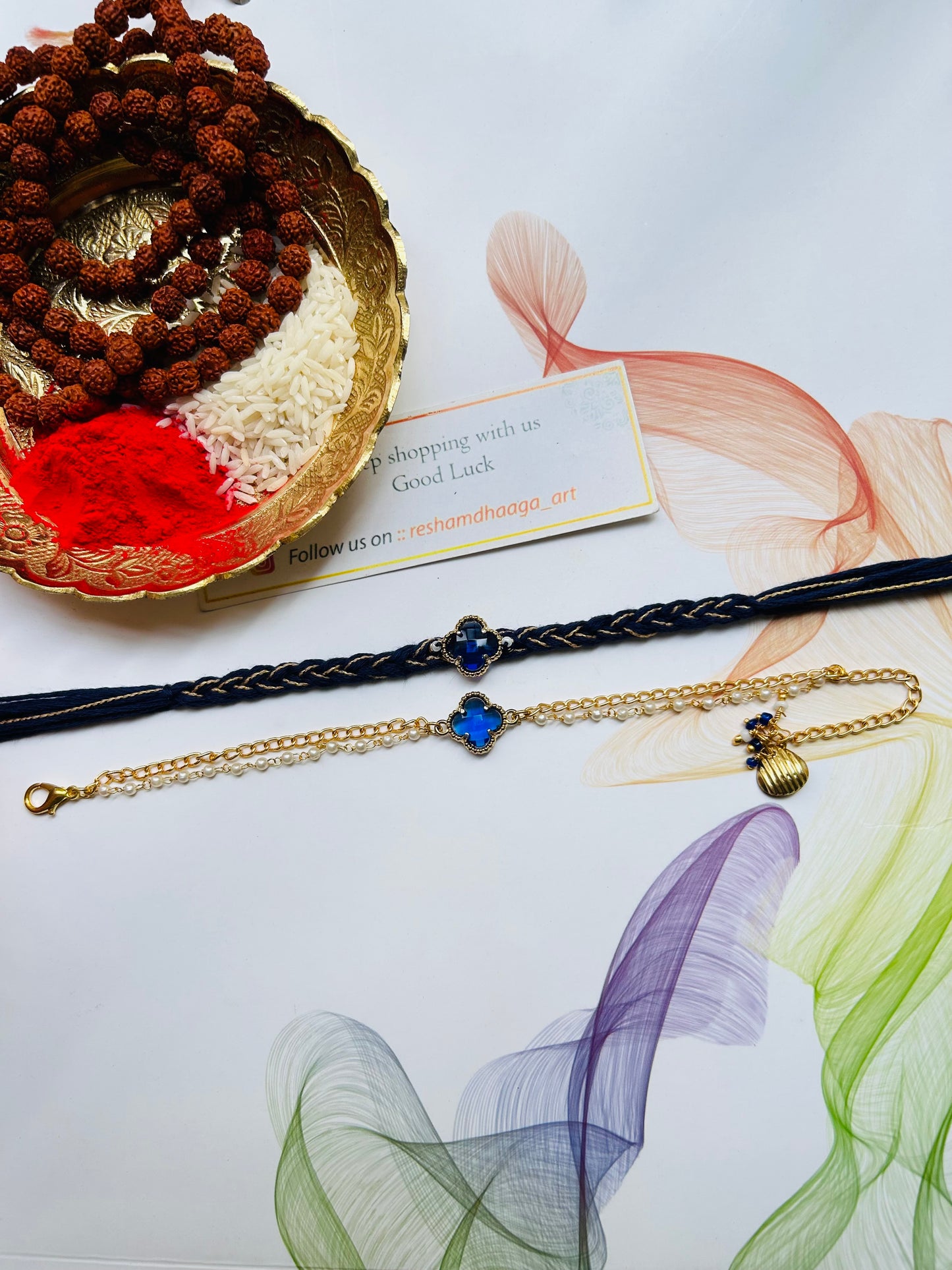 Clover Couple Rakhi