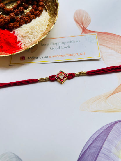 Diamond Red Rakhi