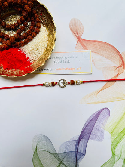 Ganesh mother pearl Rakhi