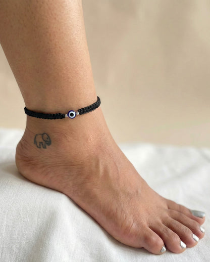 Evil eye Adjustable Anklet