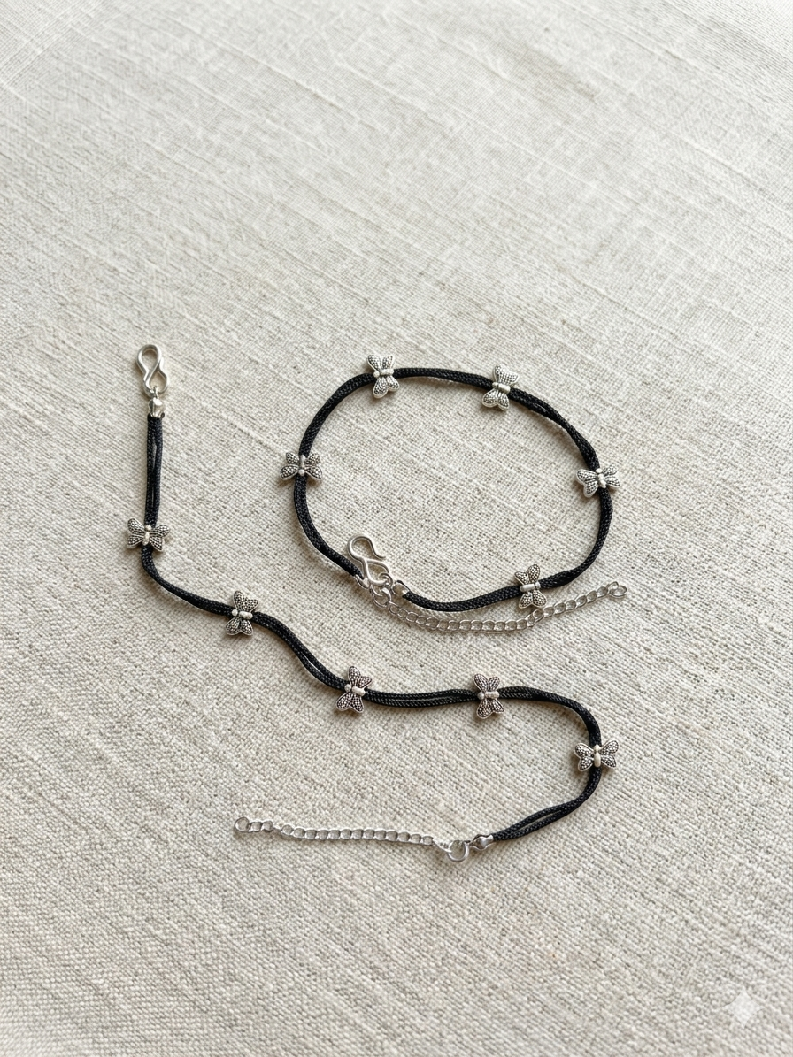 Butterfly anklet