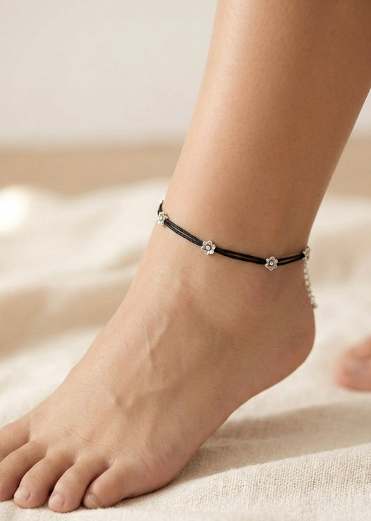 Multiple Flower anklet