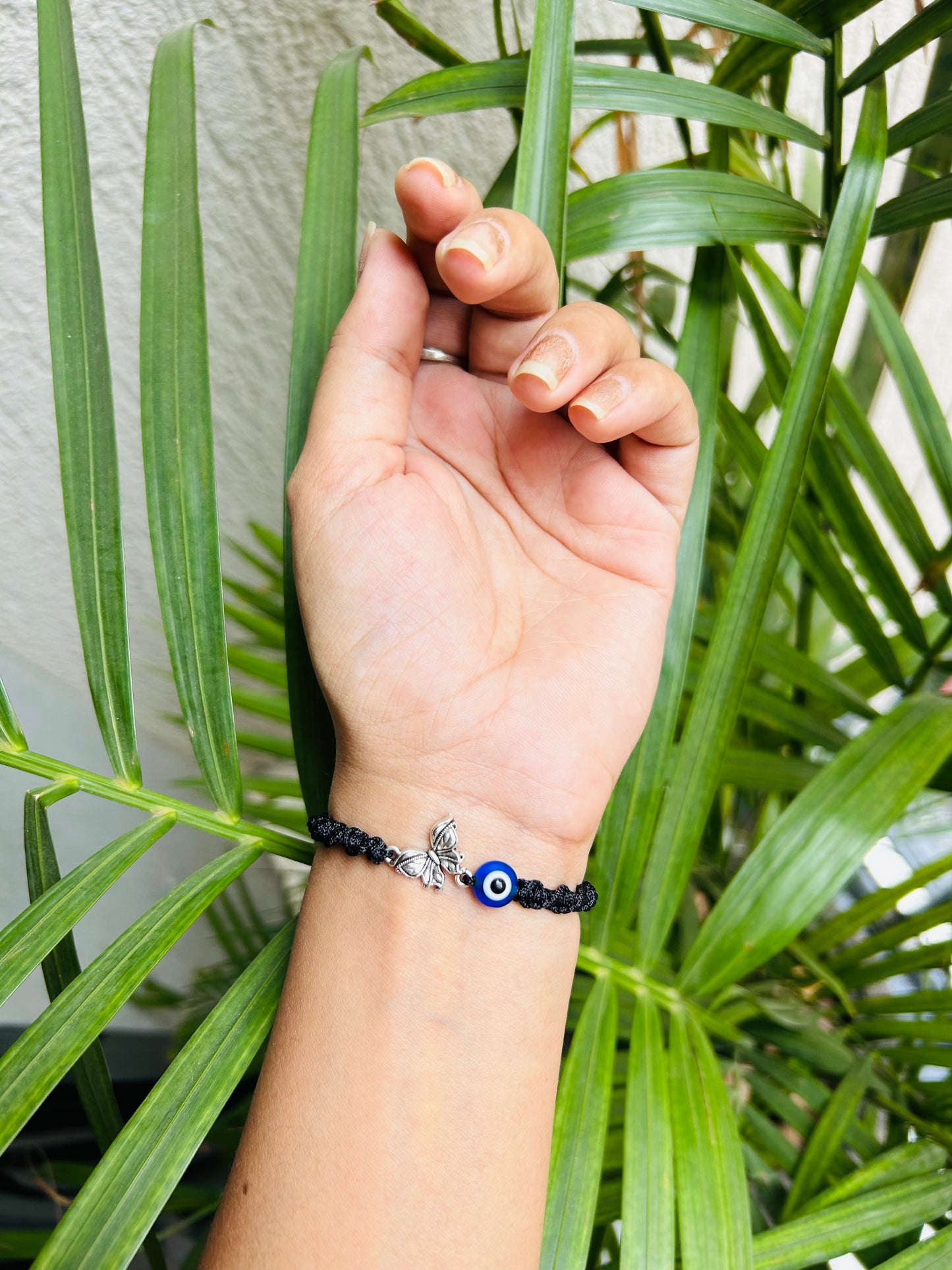 Evileye with butterfly bracelet