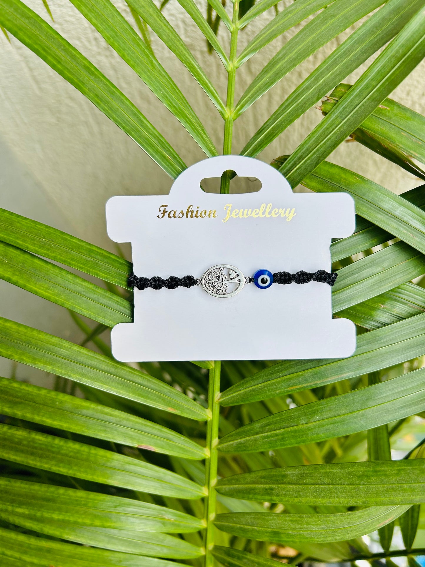 Tree of love pendant with evileye Unisex bracelet