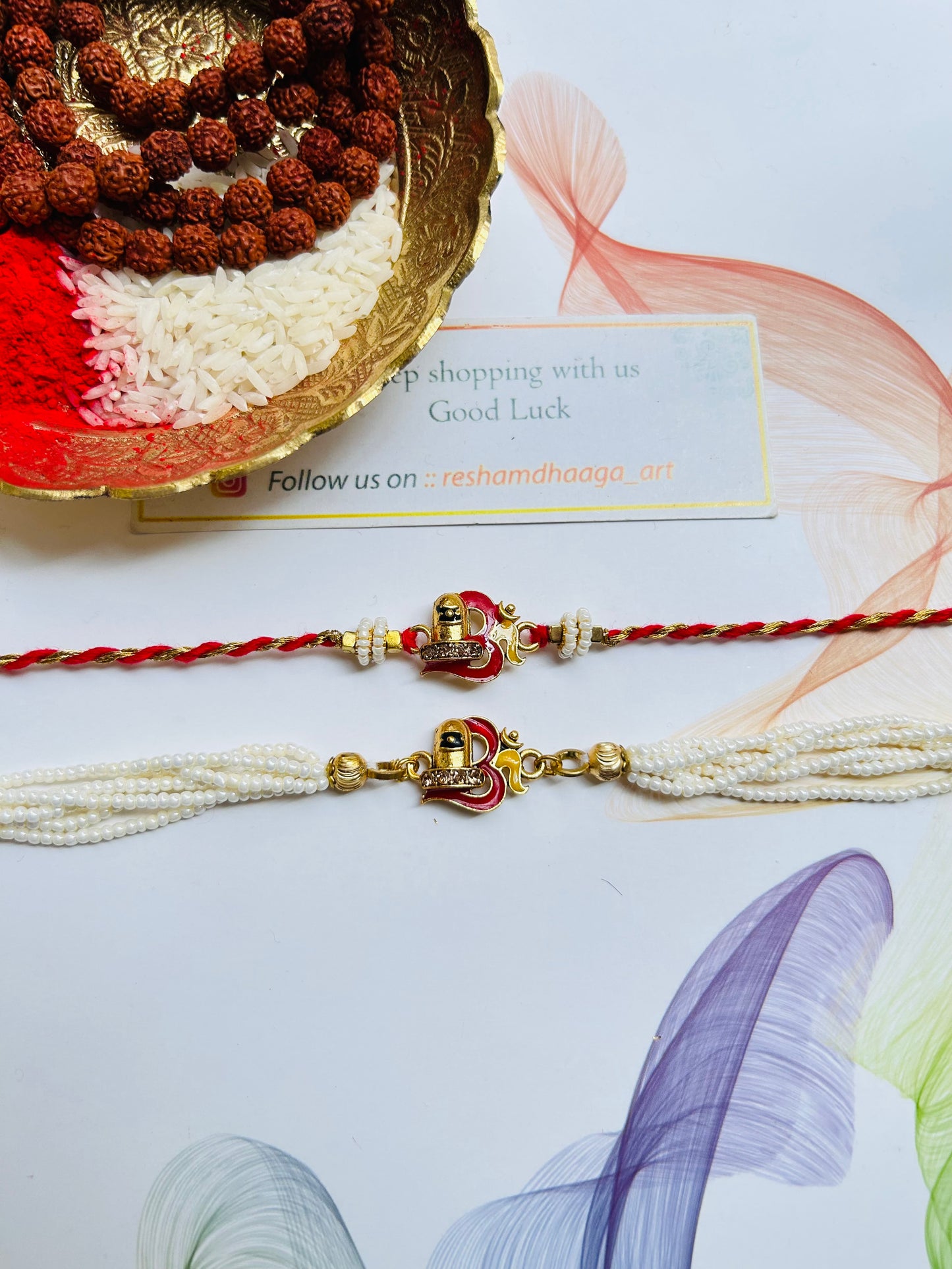 Om couple Rakhi