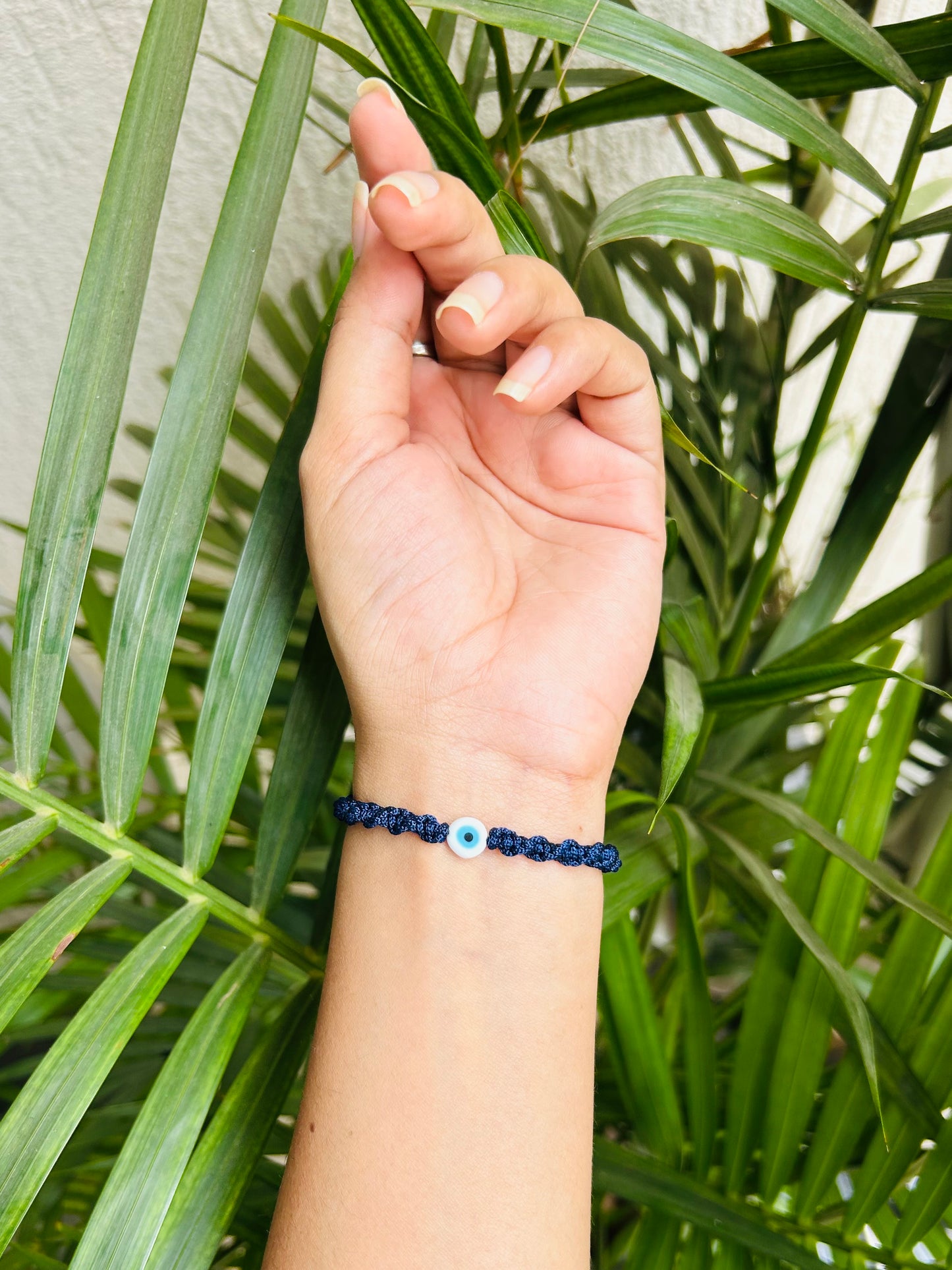 Glass evileye unisex bracelet